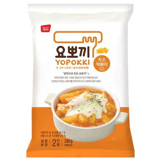[*47082] Cheese Pouch Tokokki (24x240g) Yopokki